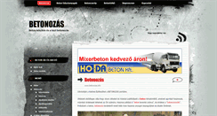 Desktop Screenshot of betonozas.info